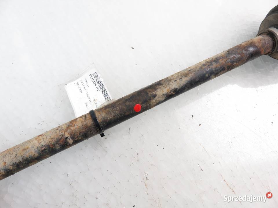 PÓŁOŚ PRAWA TYLNA NISSAN XTRAIL 22 Di YD22ETI osobowe