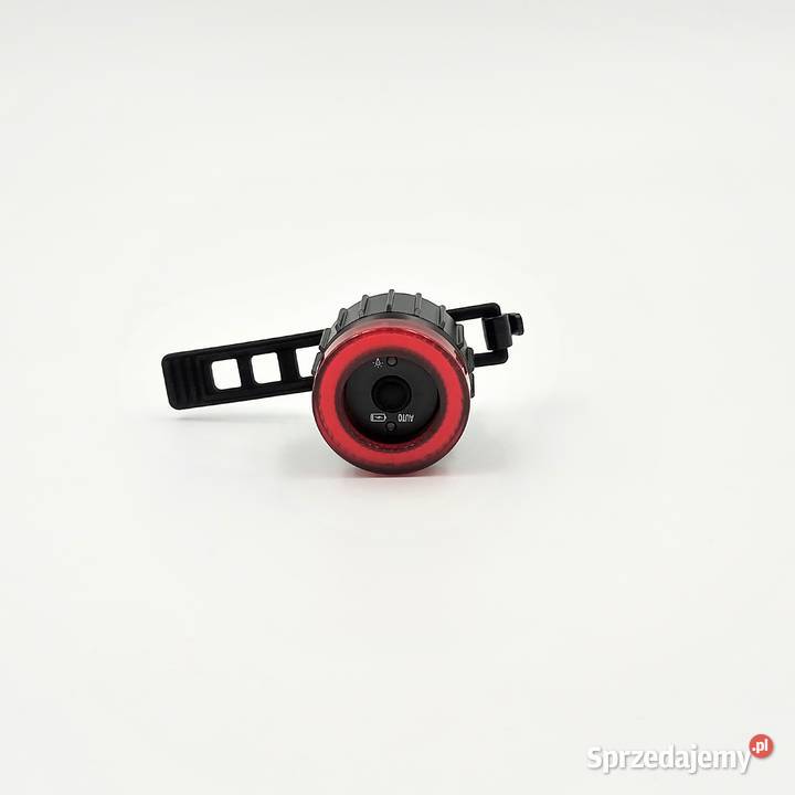 Światło rowerowe lampka USB COB z hamulcem stop Części i akcesoria