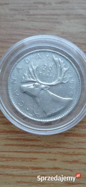 Moneta 25 centów Canada z 1979 roku Krotoszyn