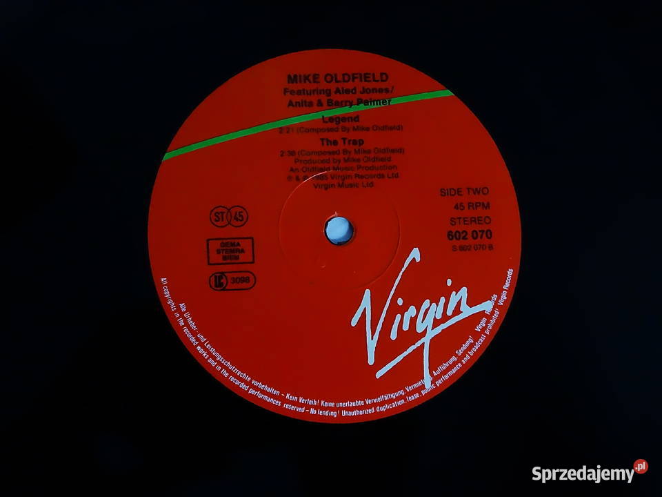 Mike Oldfield Pictures In The Dark 12 Vinyl 1 płyta Płyty i kasety