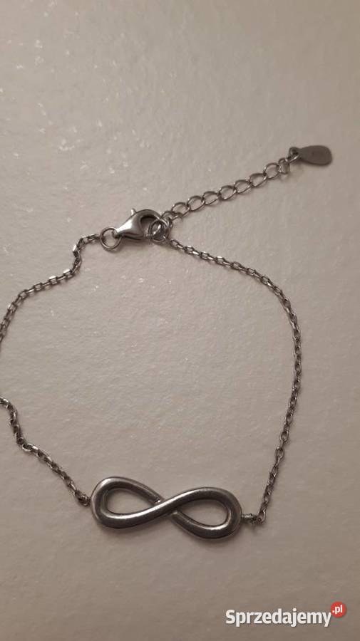 bransoletka srebrna nieskończoność srebro Zegarki i Biżuteria Radom