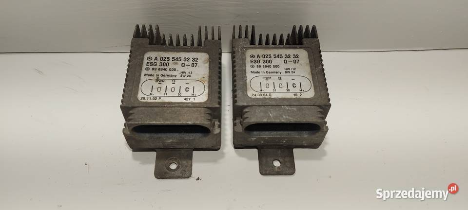 Modul sterownik wentylatora mercedes vaneo w414 Rok produkcji 2002 Zbąszyń
