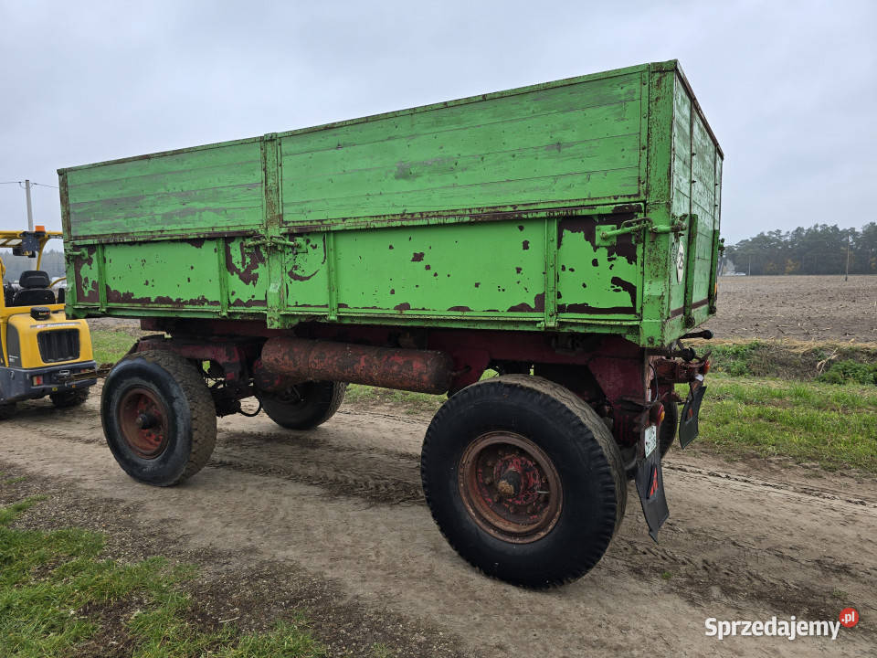 BEZ CENY MINIMALNEJ Przyczepa wywrotka 8 ton Drężewo