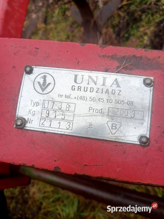 Agregat ścierniskowy Unia Kos 3 m nieuszkodzony Świdnica