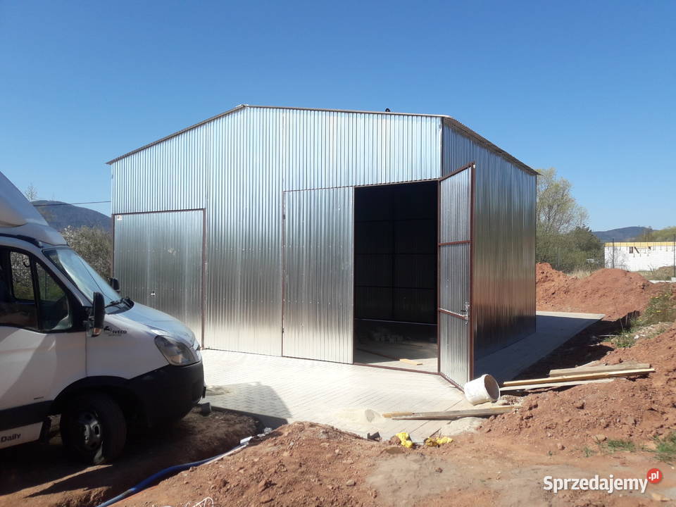 Garaż Blaszany Ocynkowany Wiata Garażowa Hala Świebodzin sprzedam