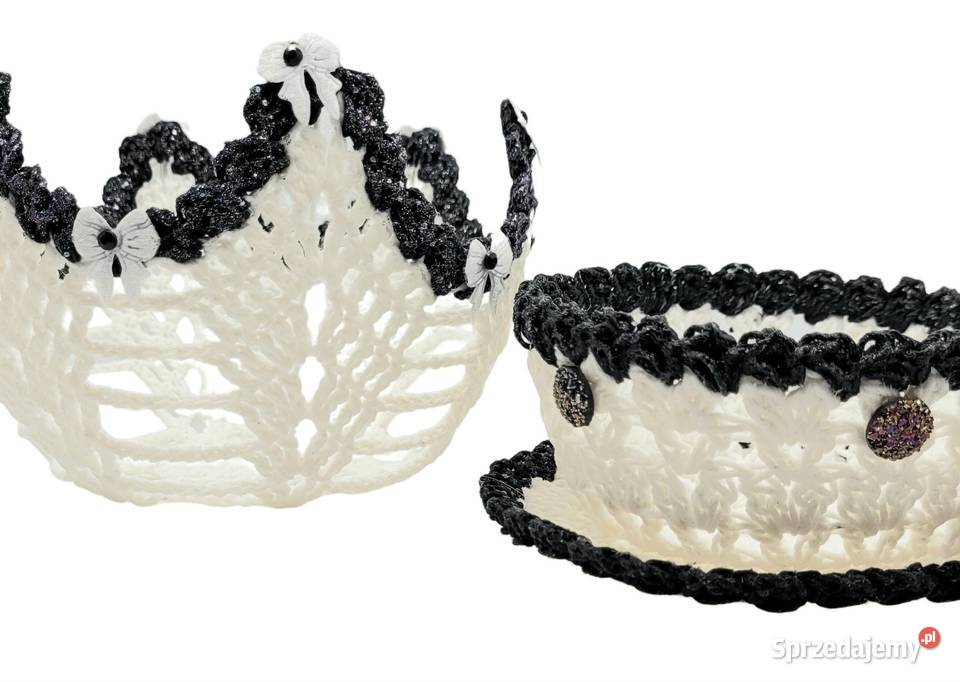 Zestaw miseczka z filiżanką ręcznie wykonane Krzywaczka