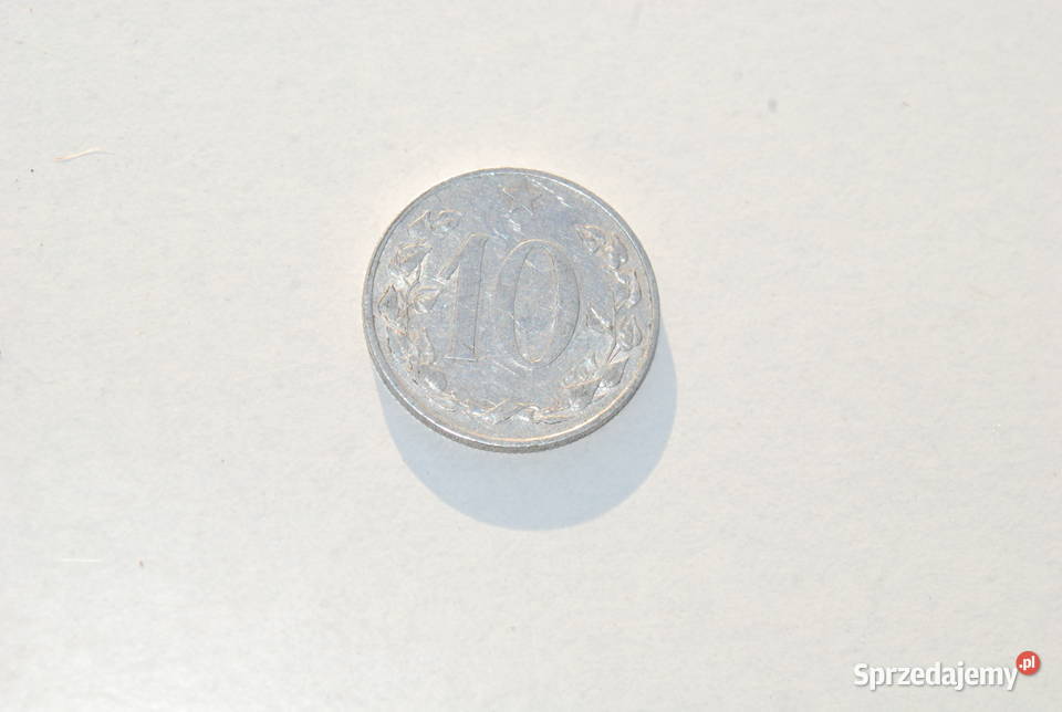 Stara moneta 10 halerzy Czechosłowacja 1953 Cieszyn