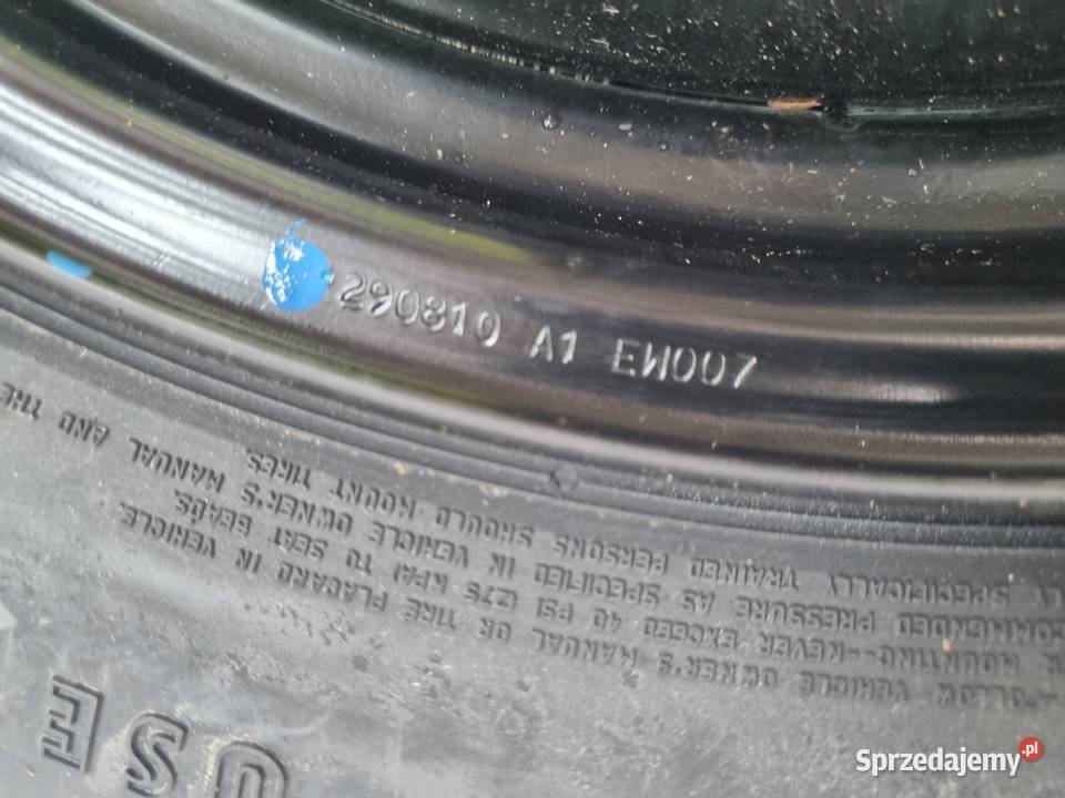 KOŁO DOJAZDOWE Peugeot 3008 5008 13590 R16 4x108 Chełm
