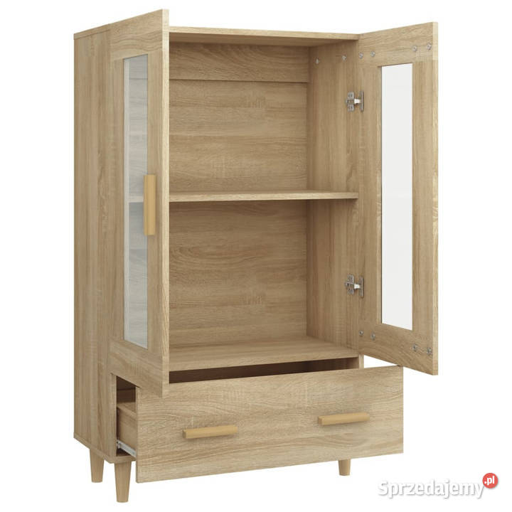 Wysoka szafka dąb sonoma 70x31x115 materiał Warszawa