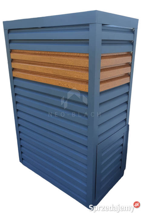 Osłona pompy ciepła 80x50x200 antracyt jasny mazowieckie Płock