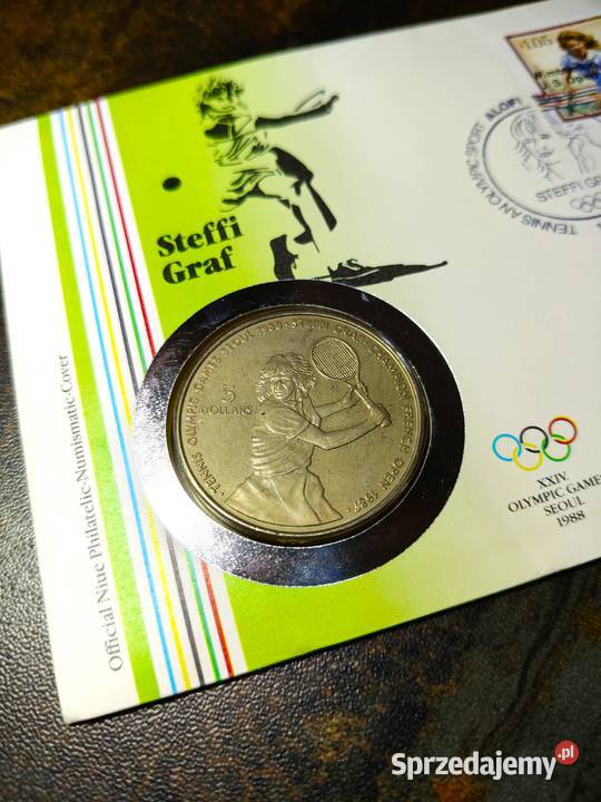 Zestaw Niue Steffi Graf 1988 niski 0022 Seul wielkopolskie