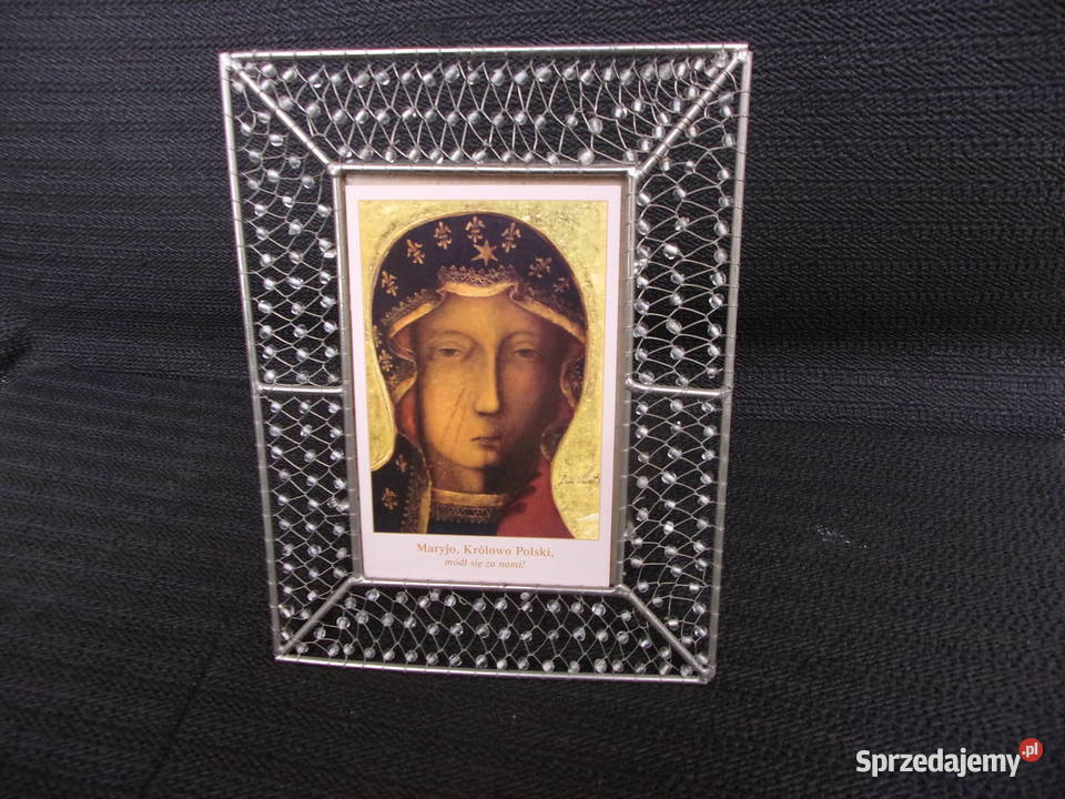 Wyjątkowa ręcznie robiona ramka stojąca na mazowieckie Warszawa