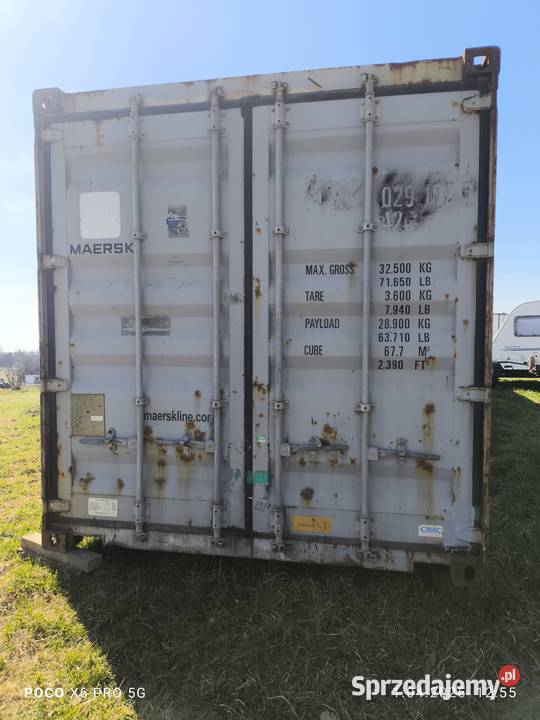 Kontener morskie 12 m transport super stan Czersk
