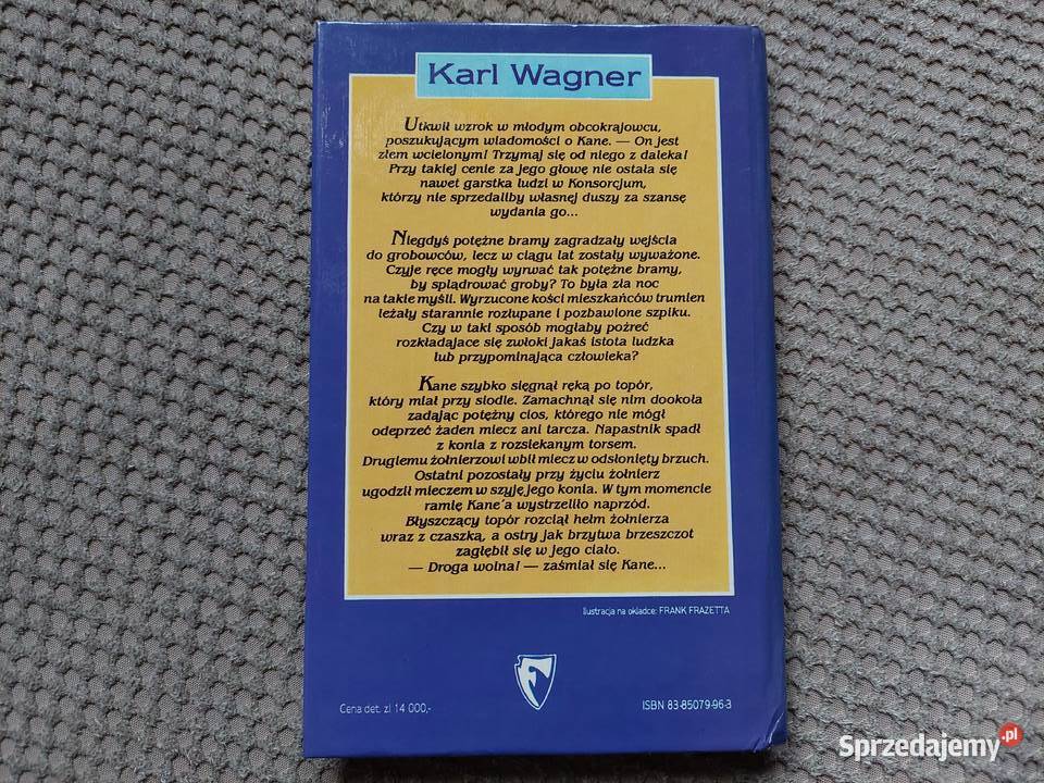 fantasy Pajęczyna utkana z ciemności Karl Wagner Kraków sprzedam