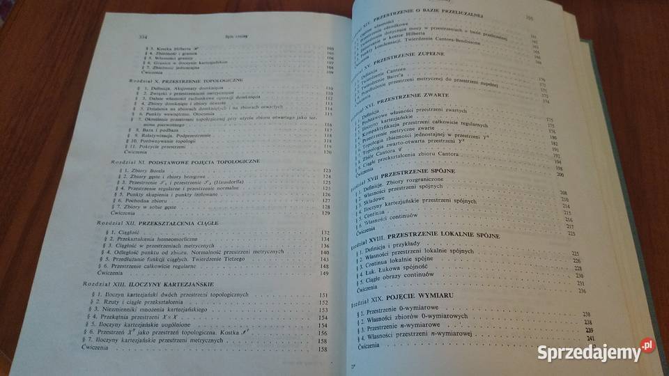 Wstęp do teorii mnogości i topologii  Kazimierz ISBN 8301013729 Gdańsk