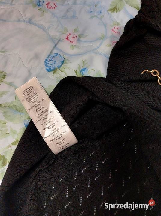 Sweterek czarny M 38 Orsay żakardowy rozpinany Moda i Styl Warszawa