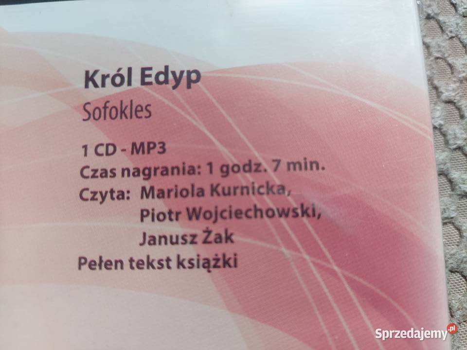 audiobook Król Edyp Sofokles mp3 małopolskie