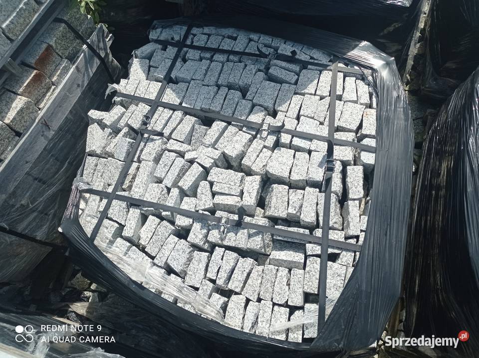 Kostka granitowa 46 x 10x8 góra cięta płomboki dolnośląskie