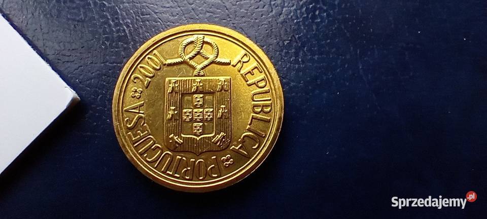 Stare monety 10 eskudos 2001 Portugalia Numizmatyka Lesko