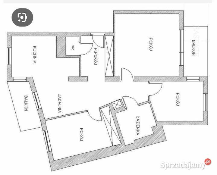 Sprzedam przestronne mieszkanie z klimatyzacją Grójec