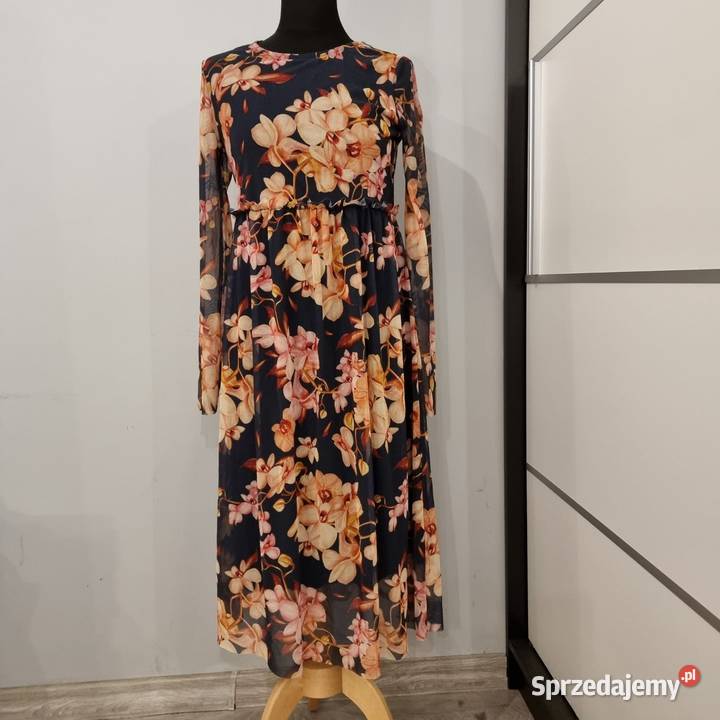 Sukienka w storczyki Vila S Kraków sprzedam