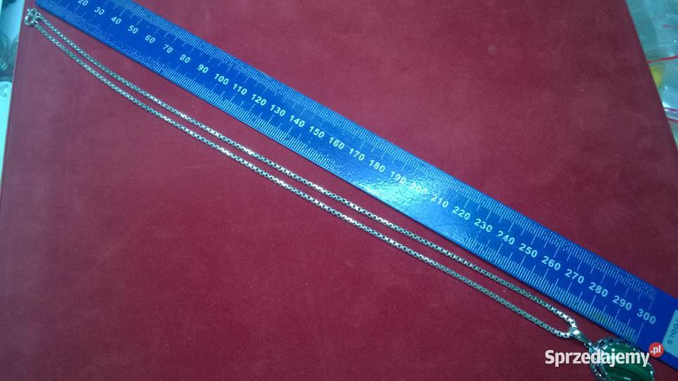 srebrny łańcuszek z wisiorkiem 0109 sprzedam