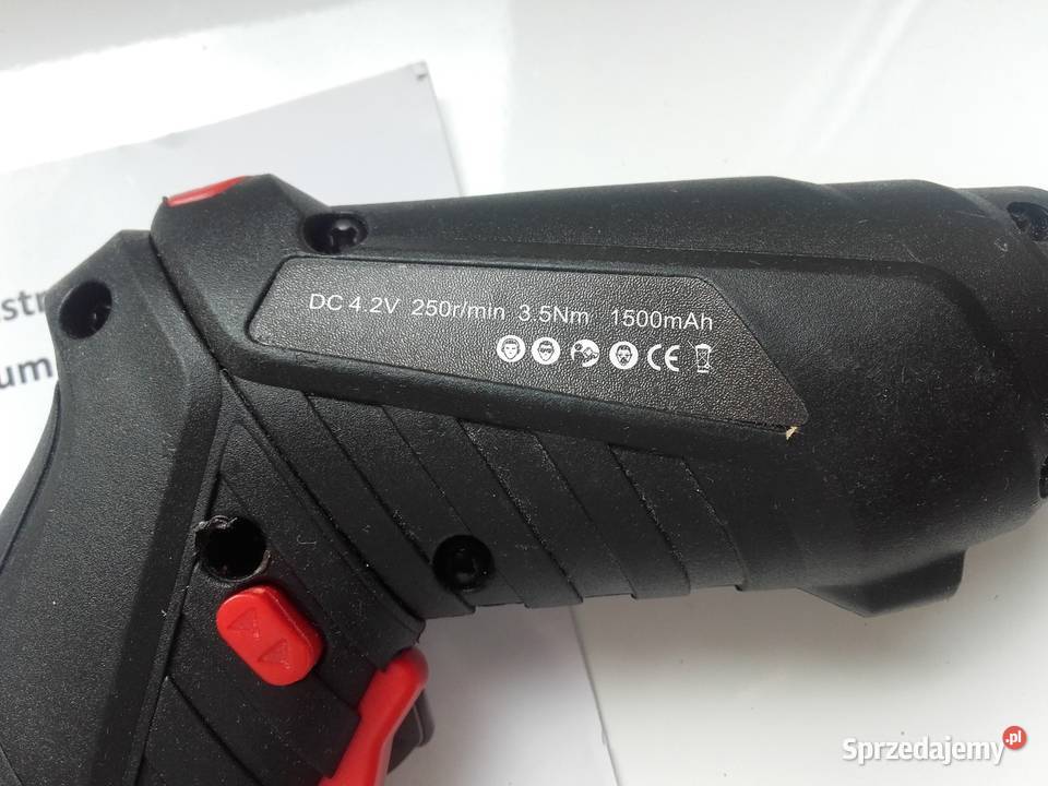 Wkrętak akumulatorowy 42V ZHCY 1500mAh 250RPM Bydgoszcz sprzedam