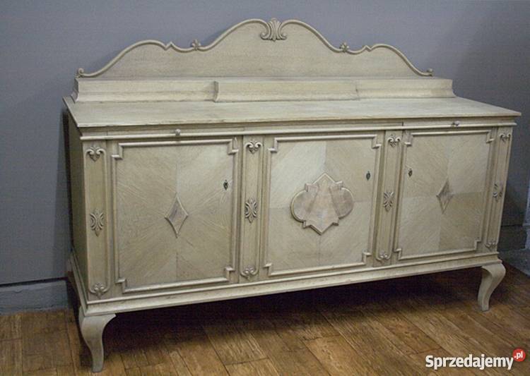 DĘBOWY BUFET SECESYJNY OCZYSZCZONY ANTYK mazowieckie