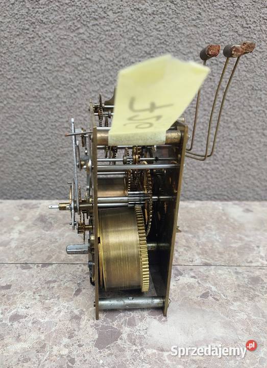 726 Mechanizm starego zegara ściennego Mauthe pomorskie sprzedam