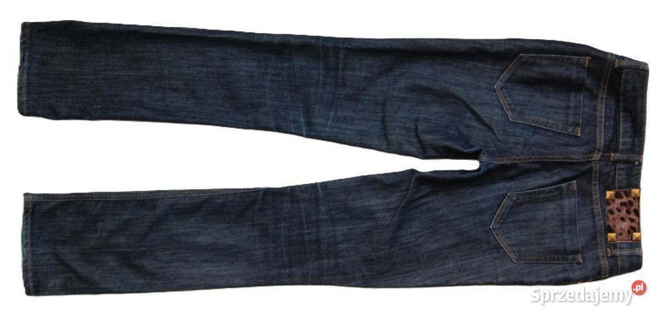 Jeansy damskie Zara Woman 36 S granatowe Zara lubelskie Lublin