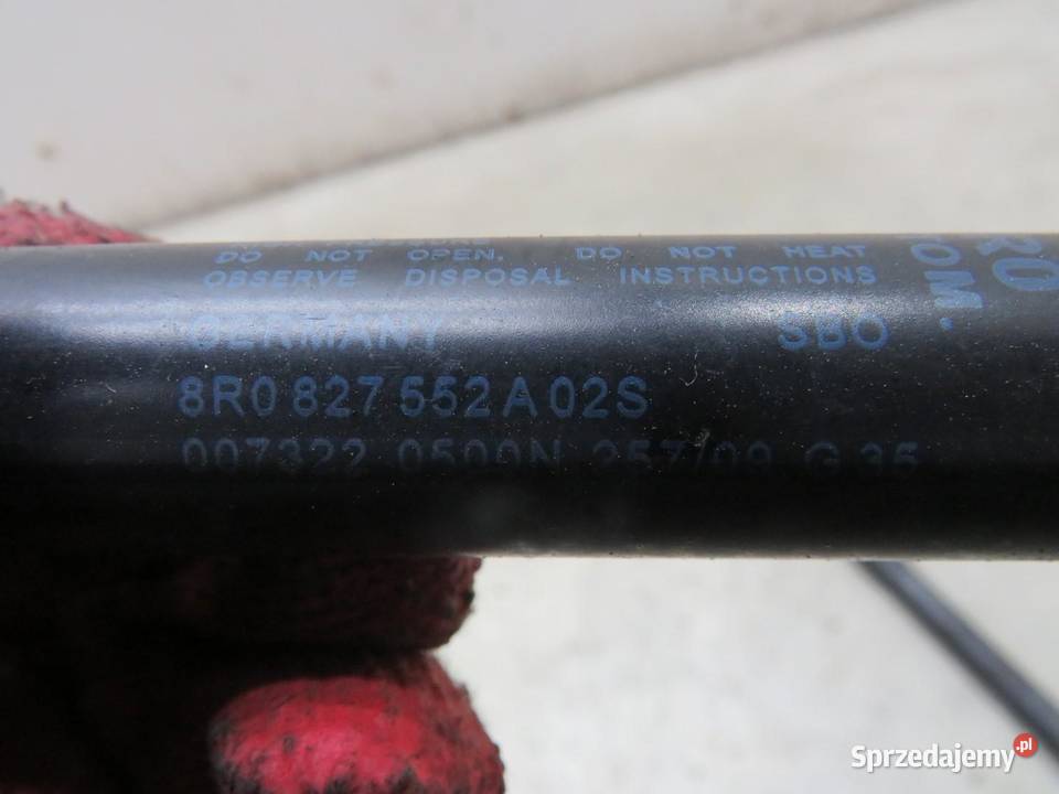 SIŁOWNIK SIŁOWNIKI TELESKOP KLAPY KOMPLET AUDI sprzedam