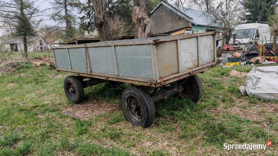 Przyczepa dwuosiowa Platforma sadownicza Dobrzyń nad Wisłą sprzedam
