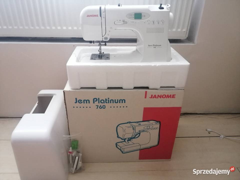 Profesjonalna maszyna Janome Jem Platinum 760 Poznań Sprzedajemy.pl