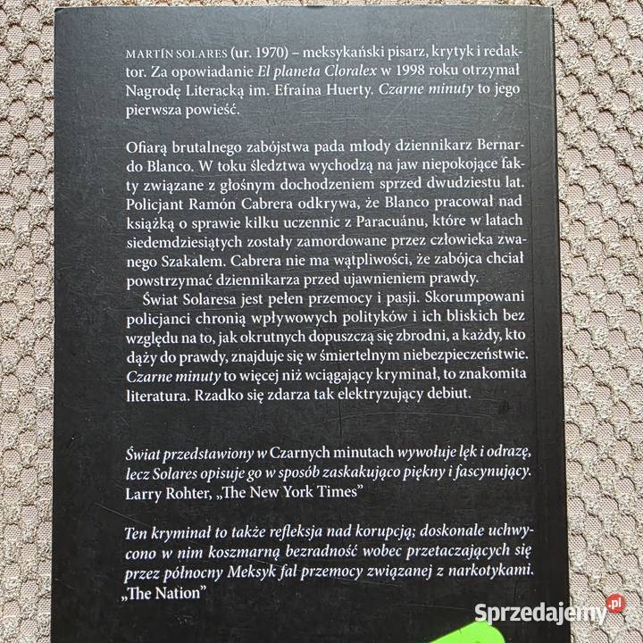 Czarne minuty Martn Solares Kraków