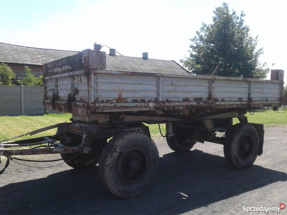 Przyczepa Auosan D 55 wywrot na 3 strony Gościmowice Pierwsze