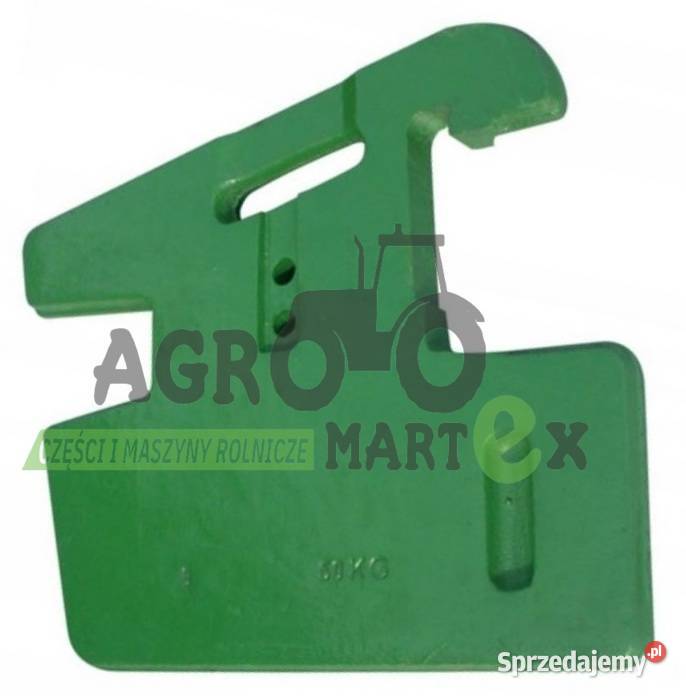 L225304 L38449 OBCIĄŻNIK WALIZKOWY RH 50 JD John Deere dolnośląskie