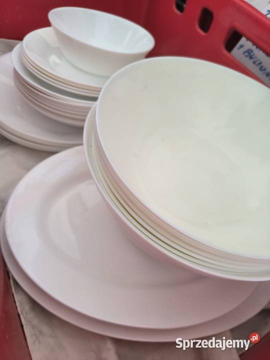 Zastawa Biała mix Wojcieszyn sprzedam