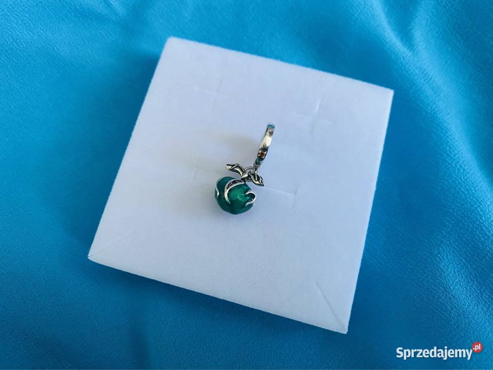 nowa fluorescencyjna zawieszka charm bead srebro Gdynia