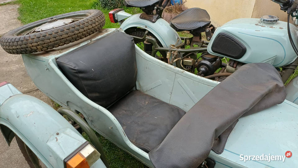 Dniepr MT z wózkiem bocznym stan oryginalny