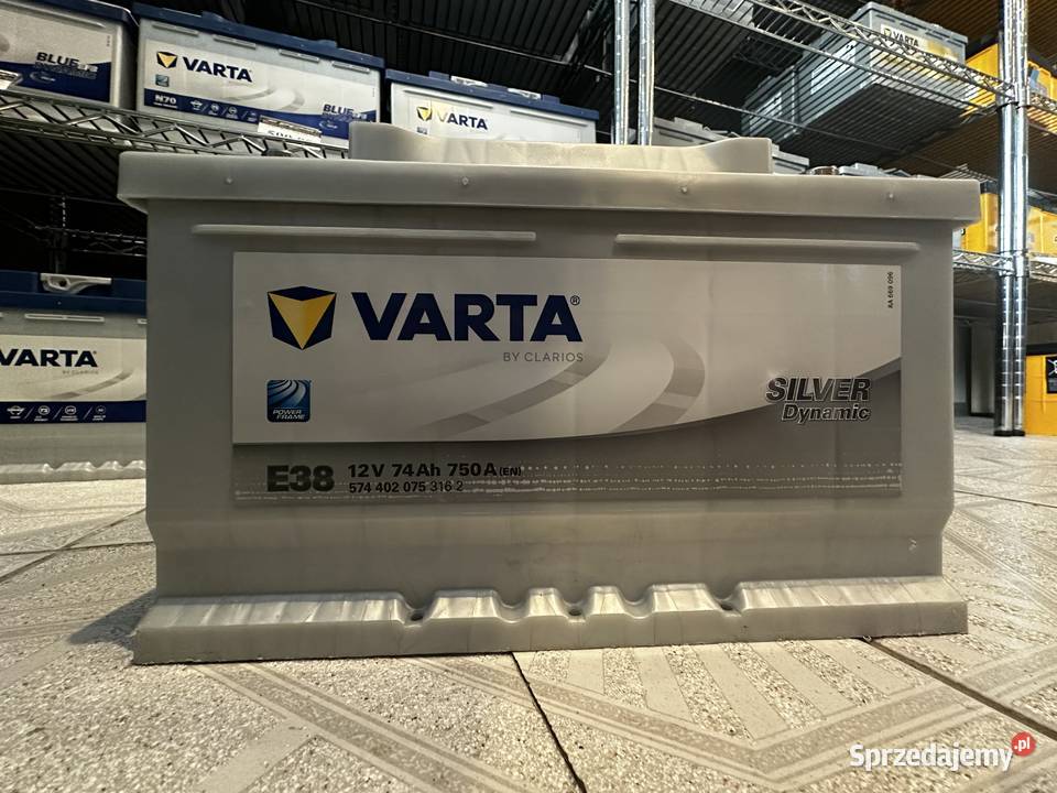 Akumulator 74Ah 750A Varta E38 Sieradz