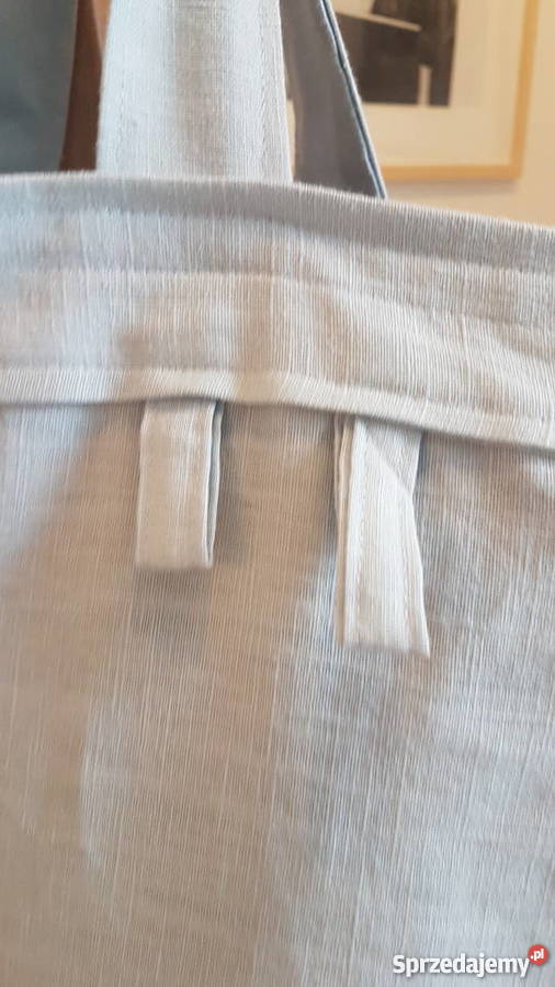 Lniana torba na zakupy eko torba torba z lnu 5cm Szczecin
