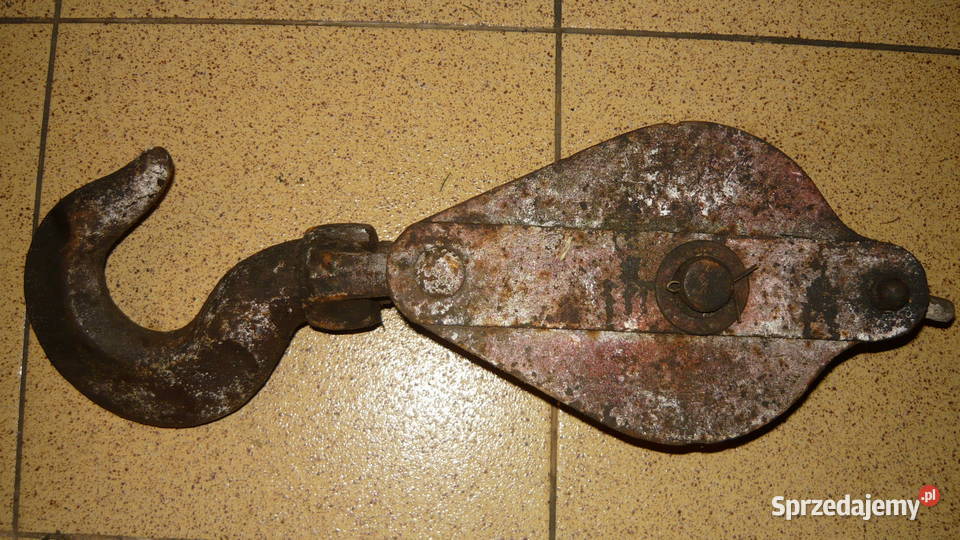 Zblocze hakowe bloczek krążek budowlany linowy podlaskie Sokółka