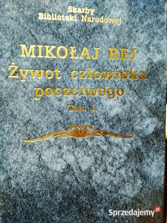 Żywot człowieka poczciwego Rej książki prezenty mazowieckie