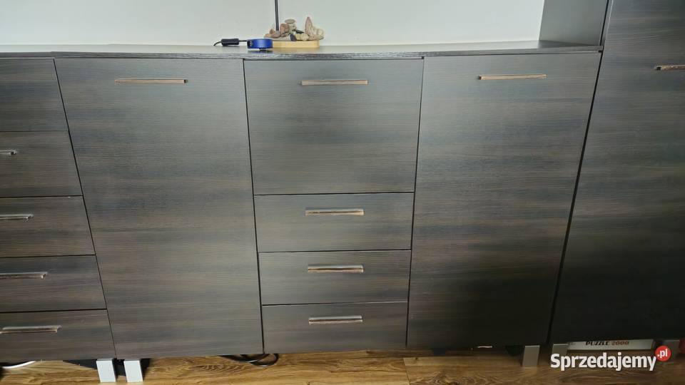 Meble do salonu Black Red WhiteWenge wielkopolskie Poznań sprzedam