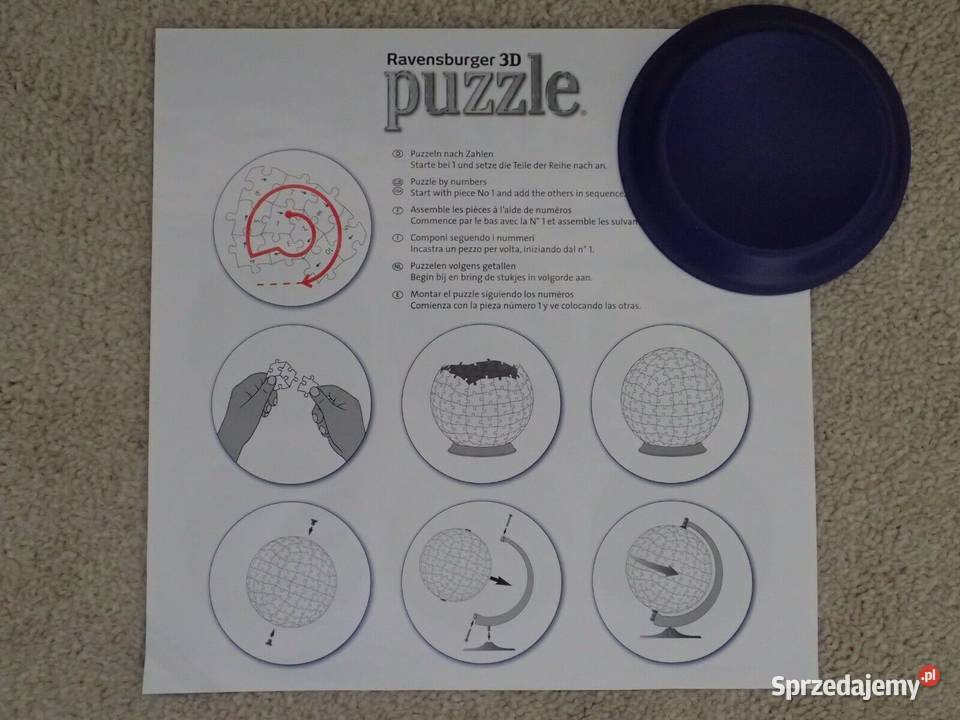 Puzzle Ravensburger 3D childrens globe Ravensburger Zamość