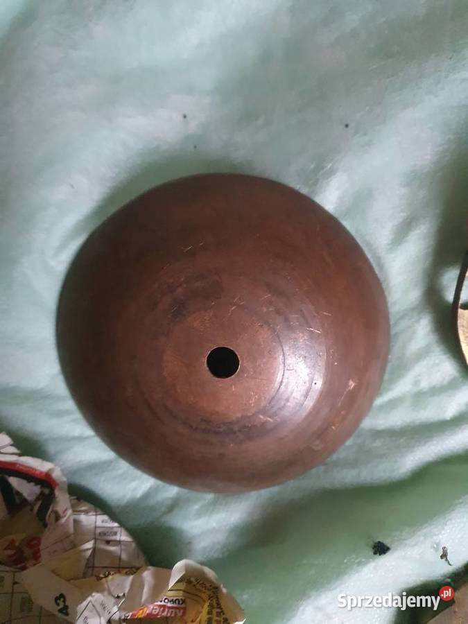 Bąk zabawka antyk brąz metal żyrandola odbłyśnik