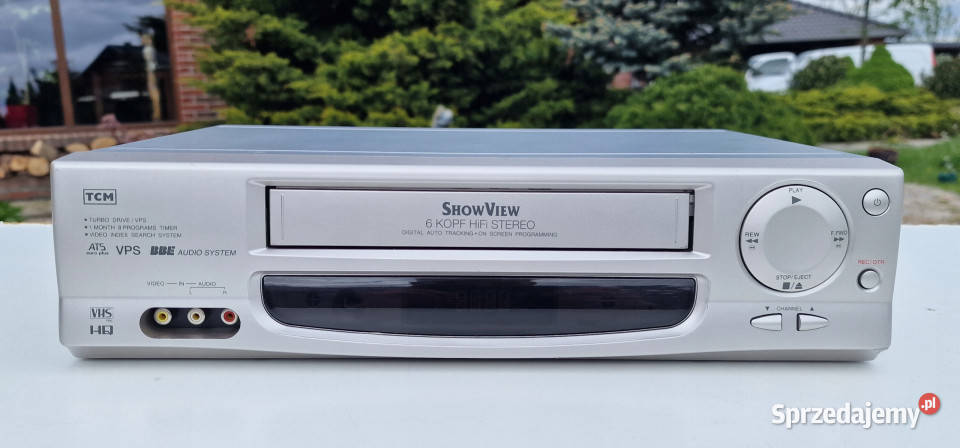 Video magnetowid TCM 6 head VHS Międzychód sprzedam