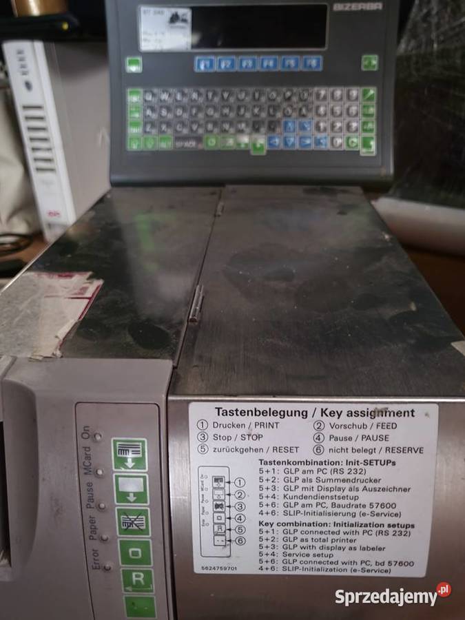 Drukarka etykiet BIZERBA GLPW Łódź