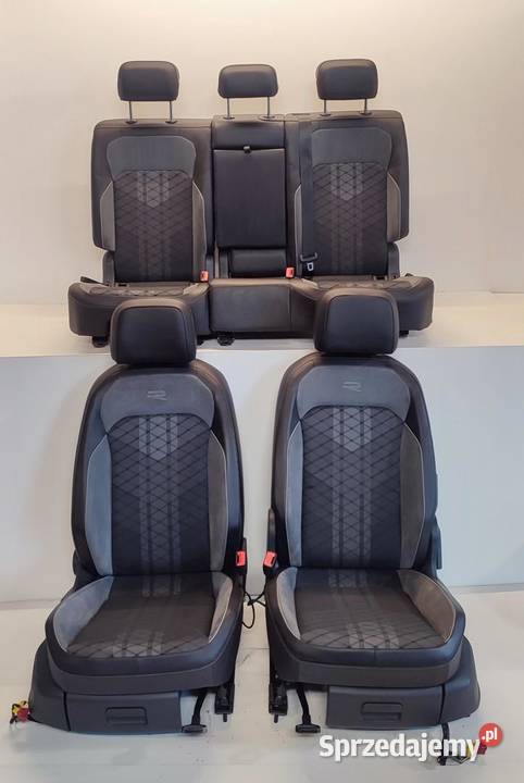 VW TIGUAN II FOTELE KANAPA RLINE GRZANE