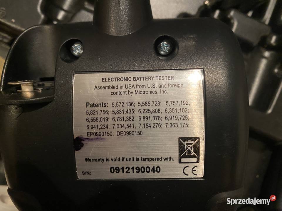 Tester akumulatorów i układów elektrycznych Motoryzacja podkarpackie